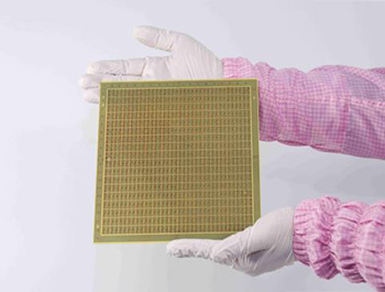 玻璃线路多层堆叠